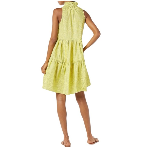 Joie Carlo Sleeveless Dress in Soft Citrus Sz L - Picture 3 of 14